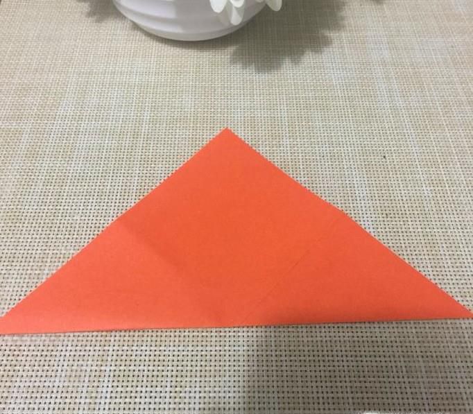 折纸折桃子的方法步骤图解 立体蟠桃折法