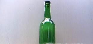 啤酒瓶、红酒瓶手工diy田园风花瓶