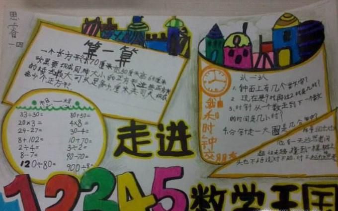 如何制作出一副更好的数学画报