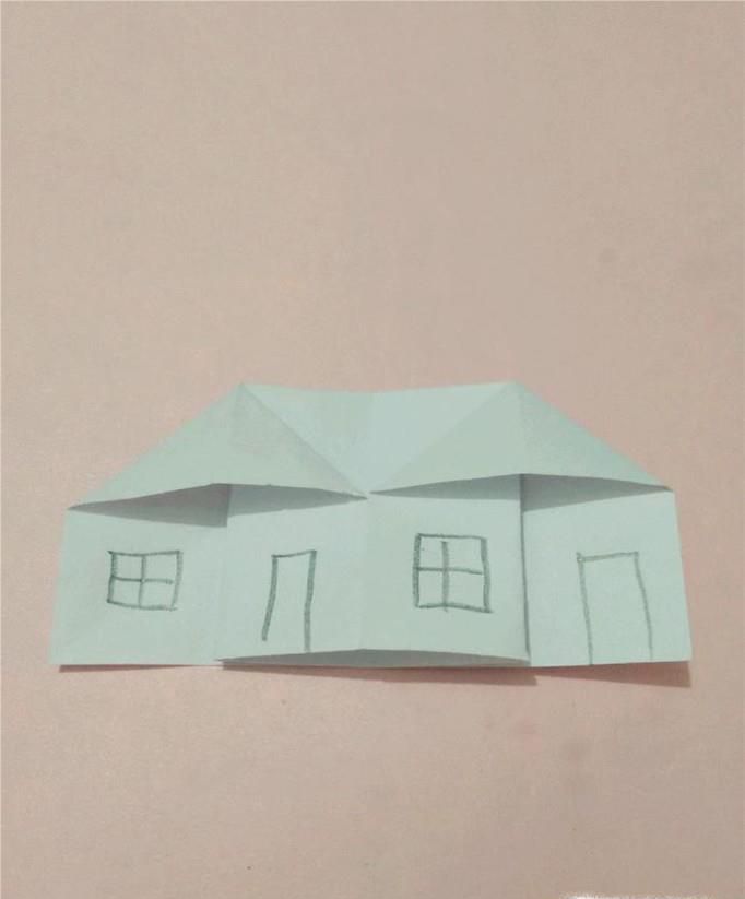 漂亮小房子的折法