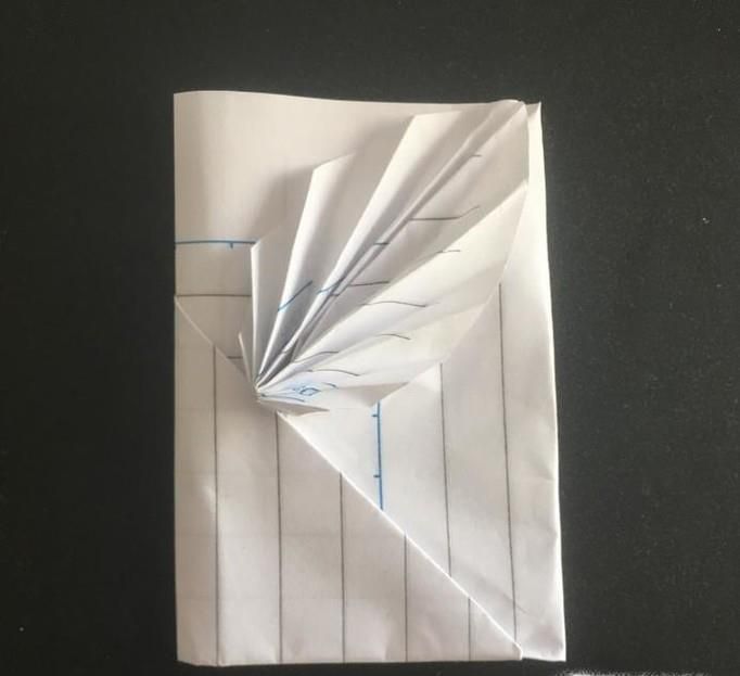 信纸折法——相思叶