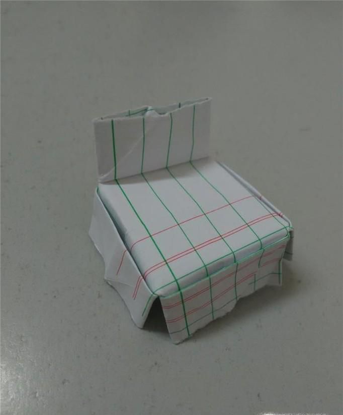 小板凳的简单折法