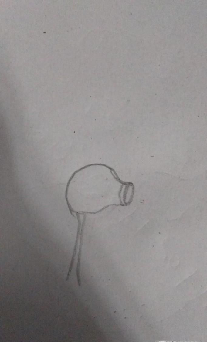 豌豆射手简笔画怎么画
