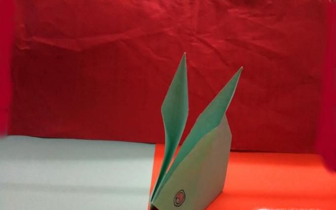 如何折一只大白兔