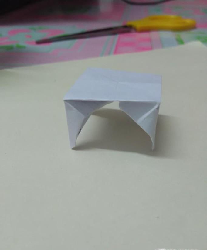 简单的小桌子折纸