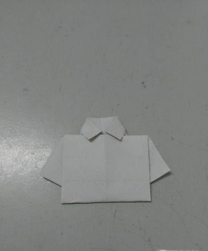 送给父亲的折纸礼物-----衬衫