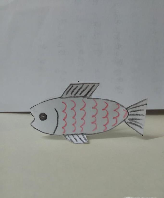 如何制作卡纸小鱼