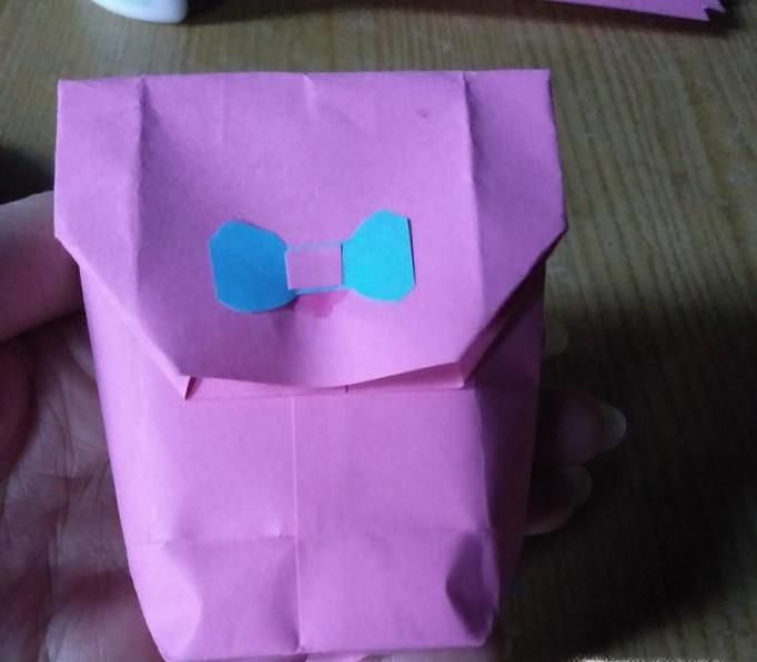 折纸礼物袋制作方法