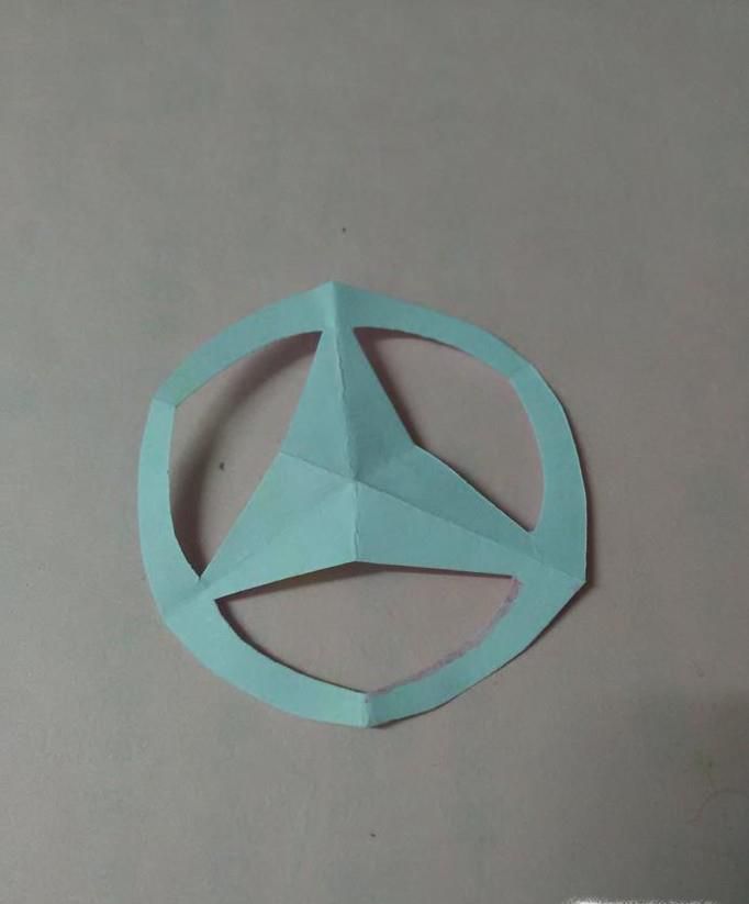 三折剪纸图案及画法