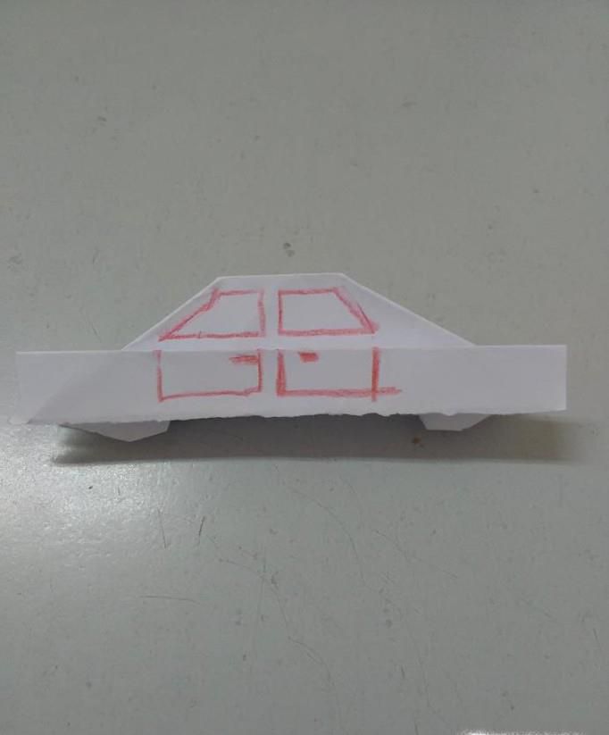 可爱的小汽车怎么折