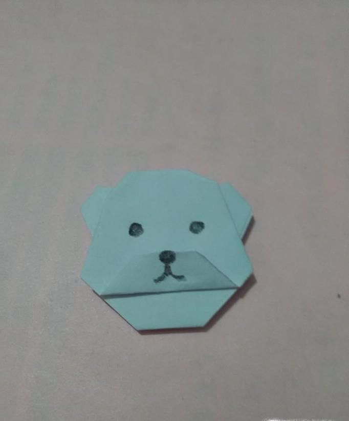 （折纸教程）怎样折一只小熊