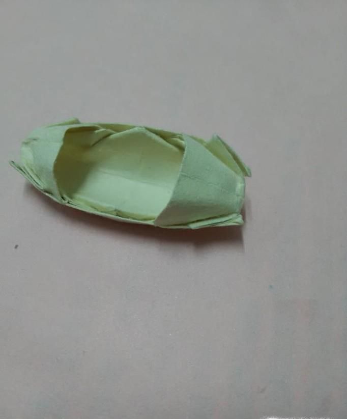 带棚小船的折法