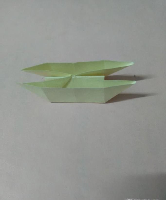 儿童手工折纸小船 双船的折法步骤图解