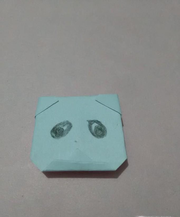 折纸熊猫头怎么折