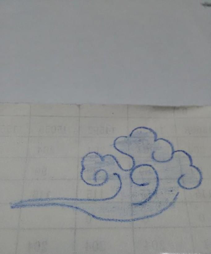 简笔画美丽的祥云