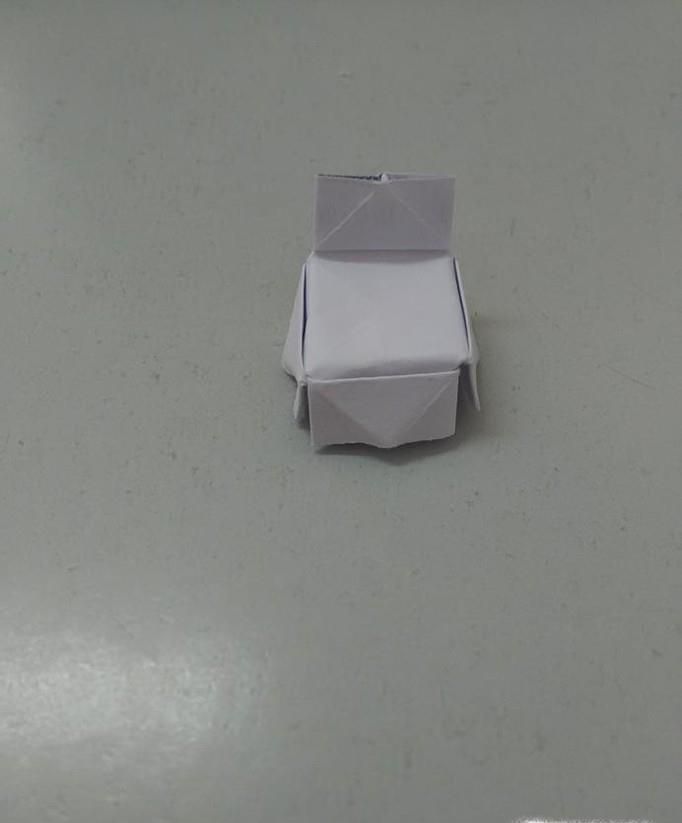 怎样折小椅子的折法手工折纸凳子靠背椅简单沙发