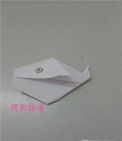 手工折纸——如何折鲸鱼！