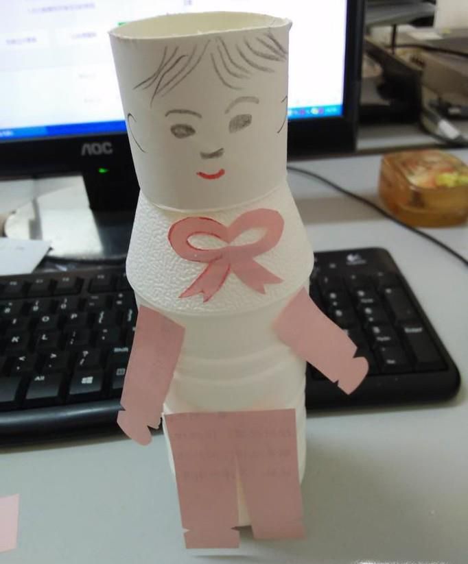 瓶子娃娃的手工制作方法