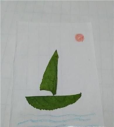 如何制作秋天树叶贴画