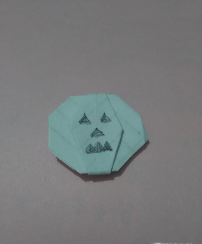 万圣节南瓜的简单折法
