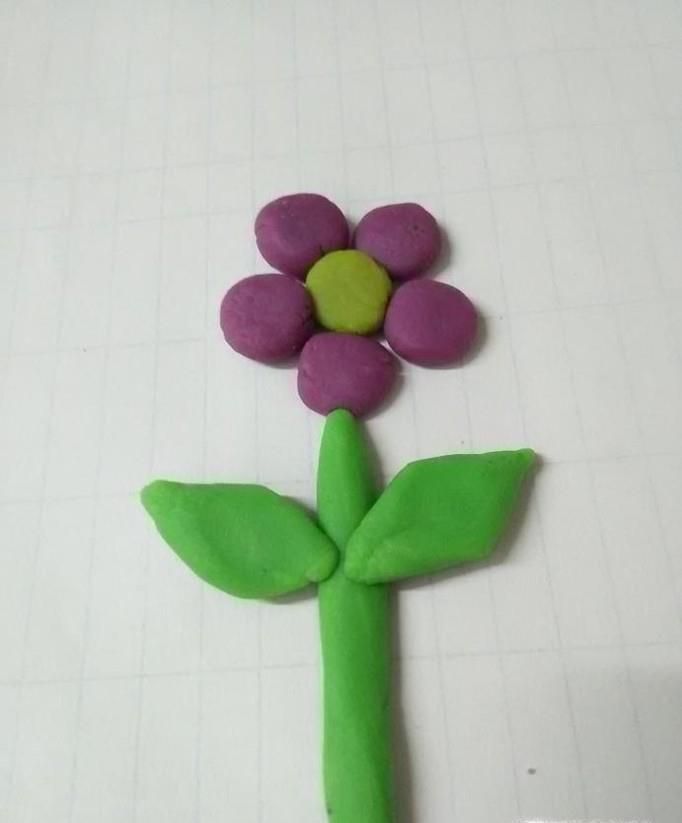 怎么用橡皮泥制作小花