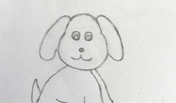 怎么画狗的简笔画