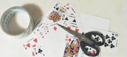 用扑克牌制作收纳盒