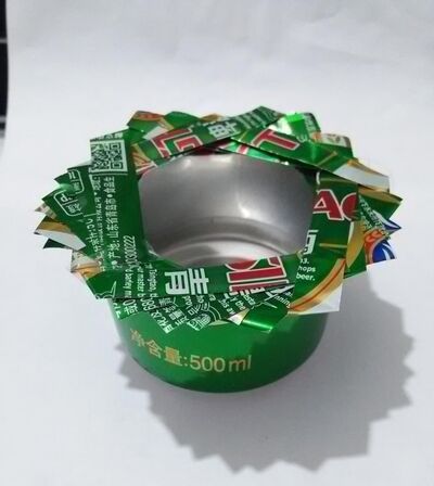 如何用1个易拉罐做手工？