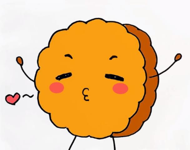 中秋简单好看月饼的画法