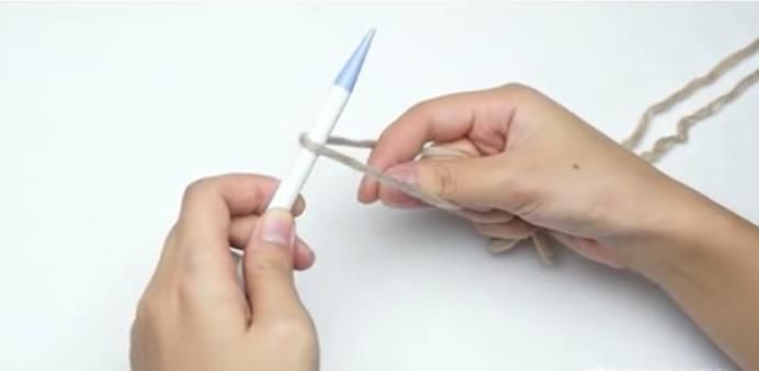 围巾的超基础起针方法