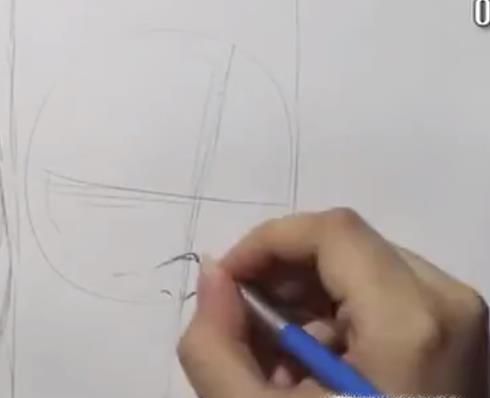 怎样用铅笔简单手绘火影带土