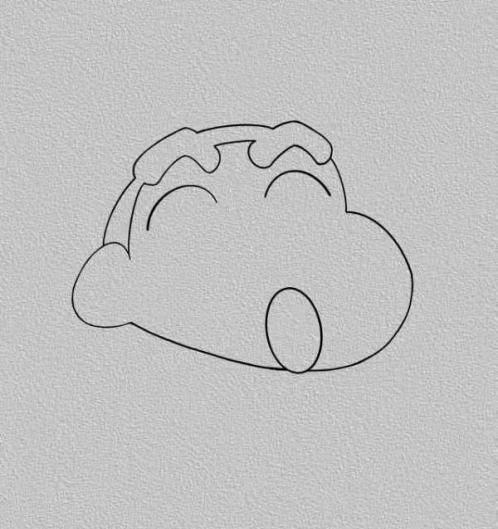 简笔画蜡笔小新