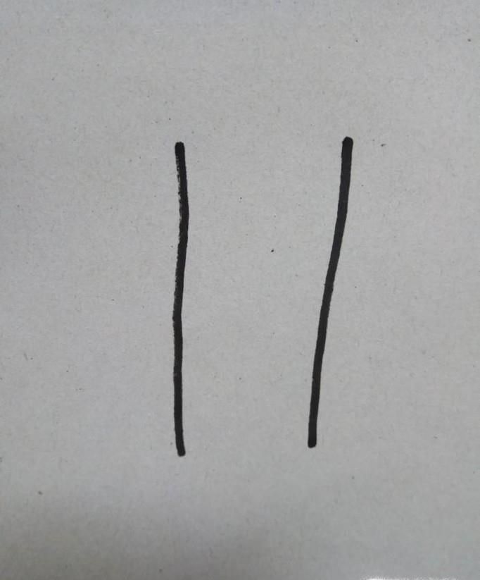 怎样用数字11来画简笔画蜡烛？