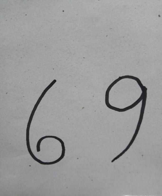 如果用数字6和9来画简笔画小鸟？