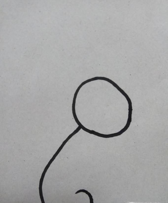 怎样用数字0和6来画简笔画小猫？