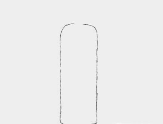 灭火器手绘画法