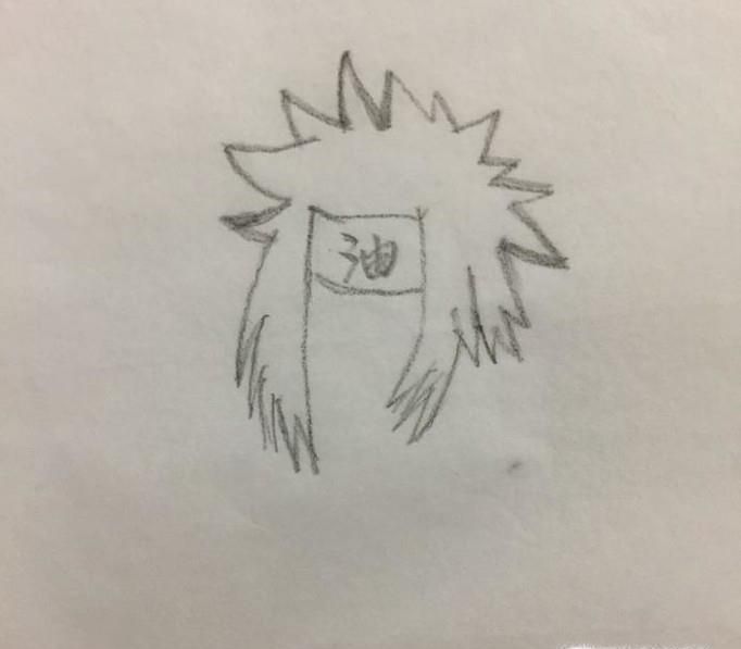 如何画自来也？火影忍者自来也简笔画