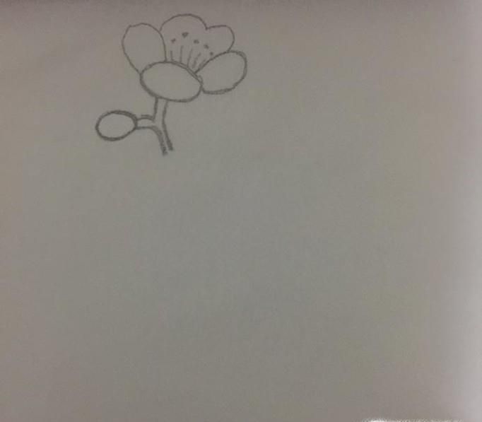 绘画系列之教你如何画简易梅花