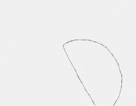 简笔画,半圆成画