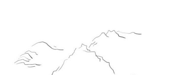山水简笔画画法