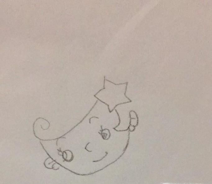 多妈简笔画人物美人鱼公主
