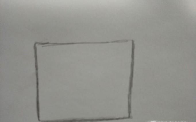 正方形简笔画之如何画牛