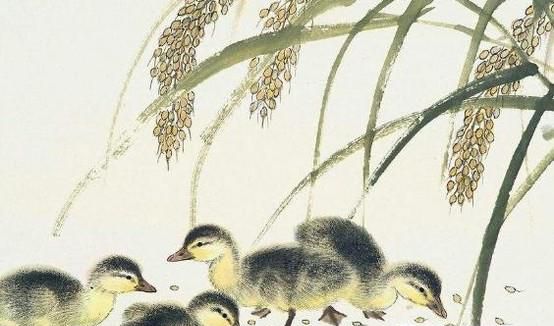 国画怎么画稻子好看?