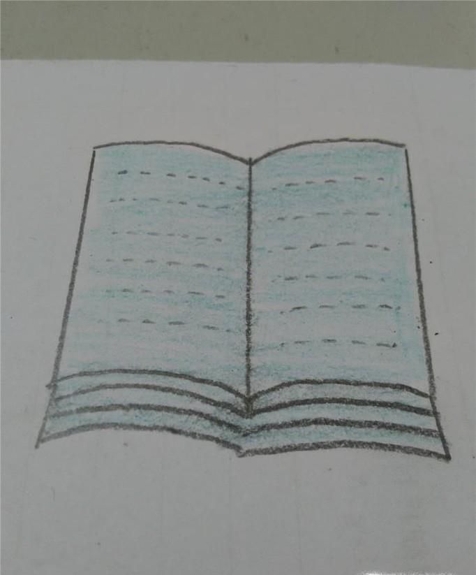 怎么画书本的简笔画