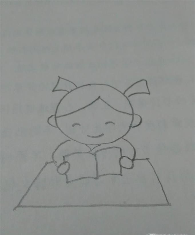 可爱的女孩怎么画 教你简单画小女孩