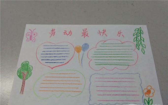 五一劳动节手报怎么画