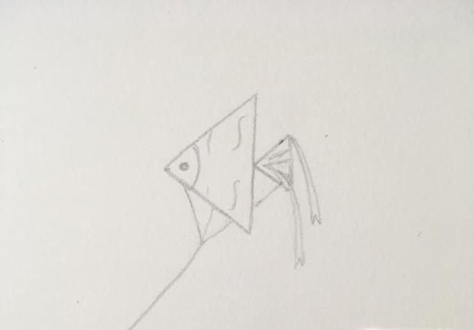 (风筝简笔画怎么画)风筝的画法