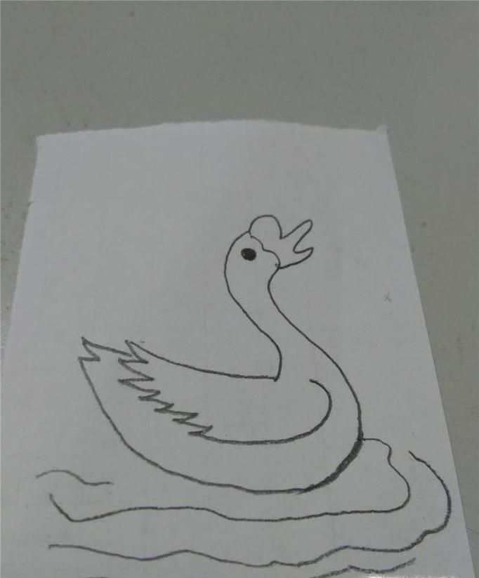 简笔画之咏鹅的画法