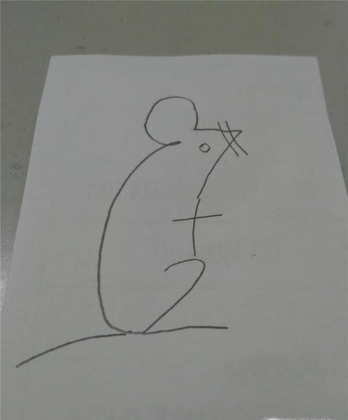 如何用数字画一个老鼠