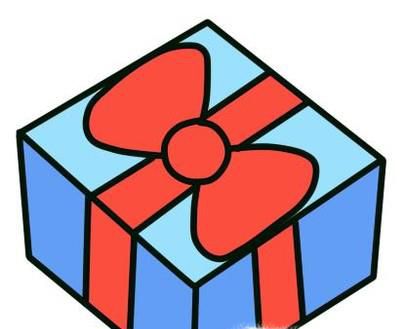 简笔画课堂:礼物盒